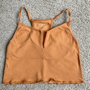 UO Out From Under Tan Crop Top